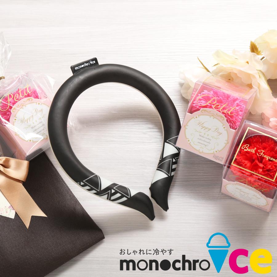 セール 特集 ネッククーラー 22 モノクロアイス 保冷 リング スポーツ ランニング 暑さ対策 メンズ ひんやりグッズ ネックバンド Cc 1r ネコポスで送料無料