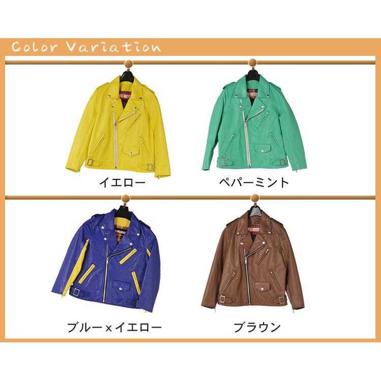 sankyo shokai キッズ カーフ レザー ダブル ライダース sankyo shokai キッズ カーフ レザー ダブル ライダース
