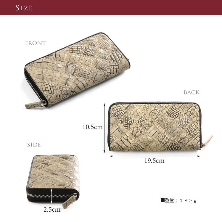 sankyo shokai（三京商会） クロコダイル長財布 ステッチワーク