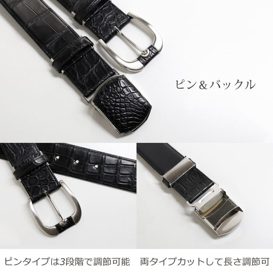 sankyo shokai 日本製 クロコダイル 40mm ベルト メンズ 牛ウラ sankyo shokai 日本製 クロコダイル 40mm ベルト メンズ 牛ウラ