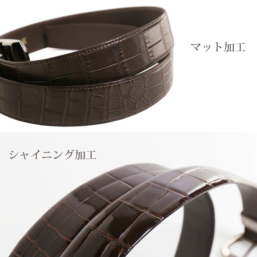 sankyo shokai 日本製 クロコダイル 40mm ベルト メンズ 牛ウラ sankyo shokai 日本製 クロコダイル 40mm ベルト メンズ 牛ウラ