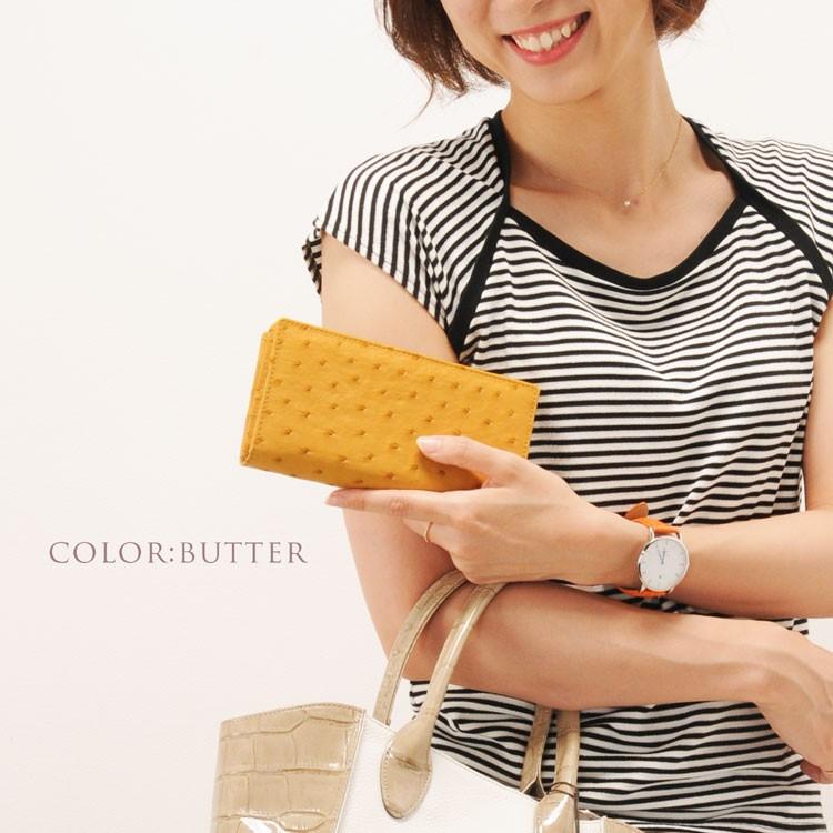 sankyo shokai（三京商会） オーストリッチ 長財布 レディース フル