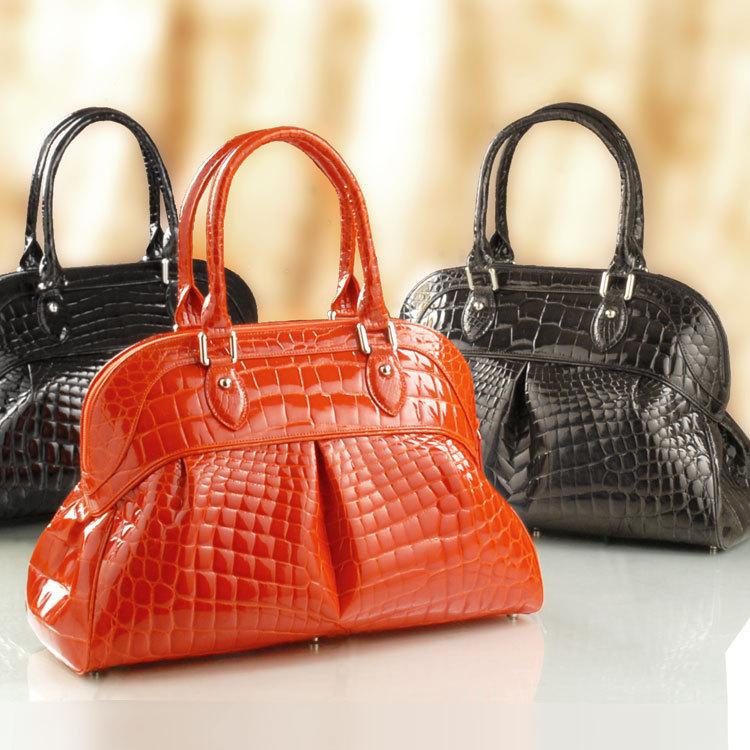 クロコダイルバッグ クロコダイルバッグ クロコダイル ファッション 付き Crocodile トートバッグ 革 保証書 財布 シャイニングトートバッグ バッグ センター取り 保証書 9385r 三京商会 レザー