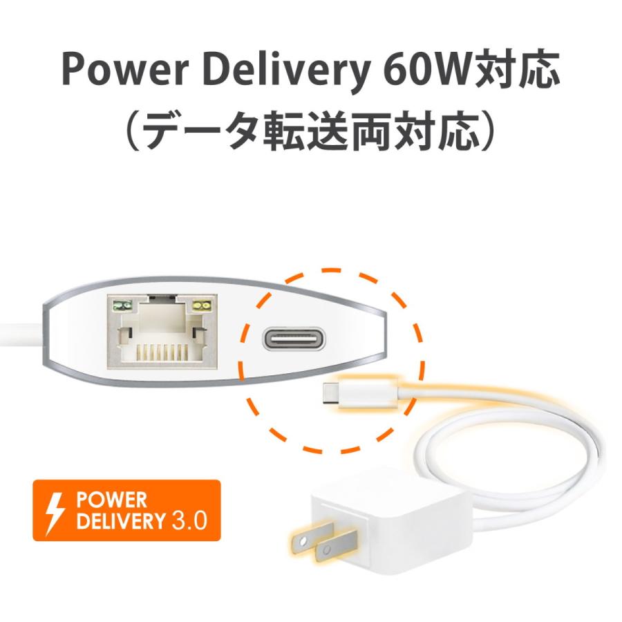 j5create USB-C 10in1マルチアダプタ Power Delivery 60W【USB-C/4K HDMI/VGA/Gigabit有線LAN/USB3.0×3/SD,MicroSDスロット/USB急速充電】JCD384-EJ | j5 create | 04