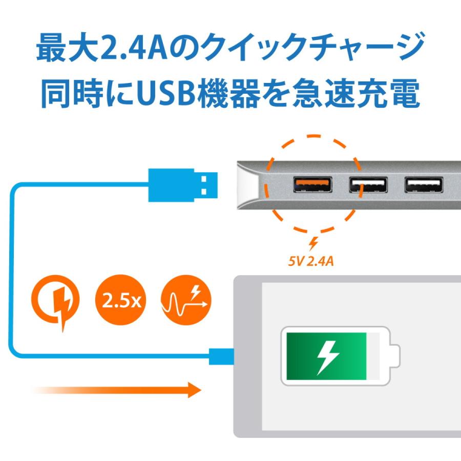 j5create USB-C 10in1マルチアダプタ Power Delivery 60W【USB-C/4K HDMI/VGA/Gigabit有線LAN/USB3.0×3/SD,MicroSDスロット/USB急速充電】JCD384-EJ | j5 create | 05