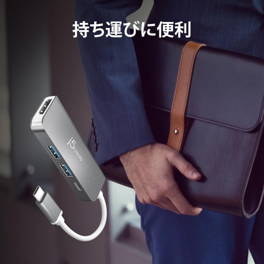 ハブ 変換アダプター j5 create デュアルリンク Type-C HDMI ハブ 変換アダプター j5 create デュアルリンク Type-C HDMI