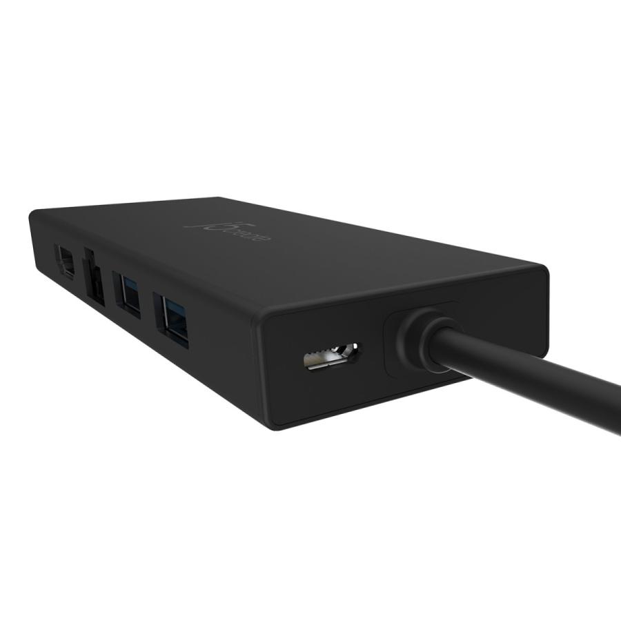 j5 create USB 3.0 5in1 デュアルモニタ ミニドック マルチハブ ブラック 【 USB3.0x2, HDMI, VGA, ギガビット有線LAN, Micro-B power in 】 JUD323B-EJ | j5 create | 07