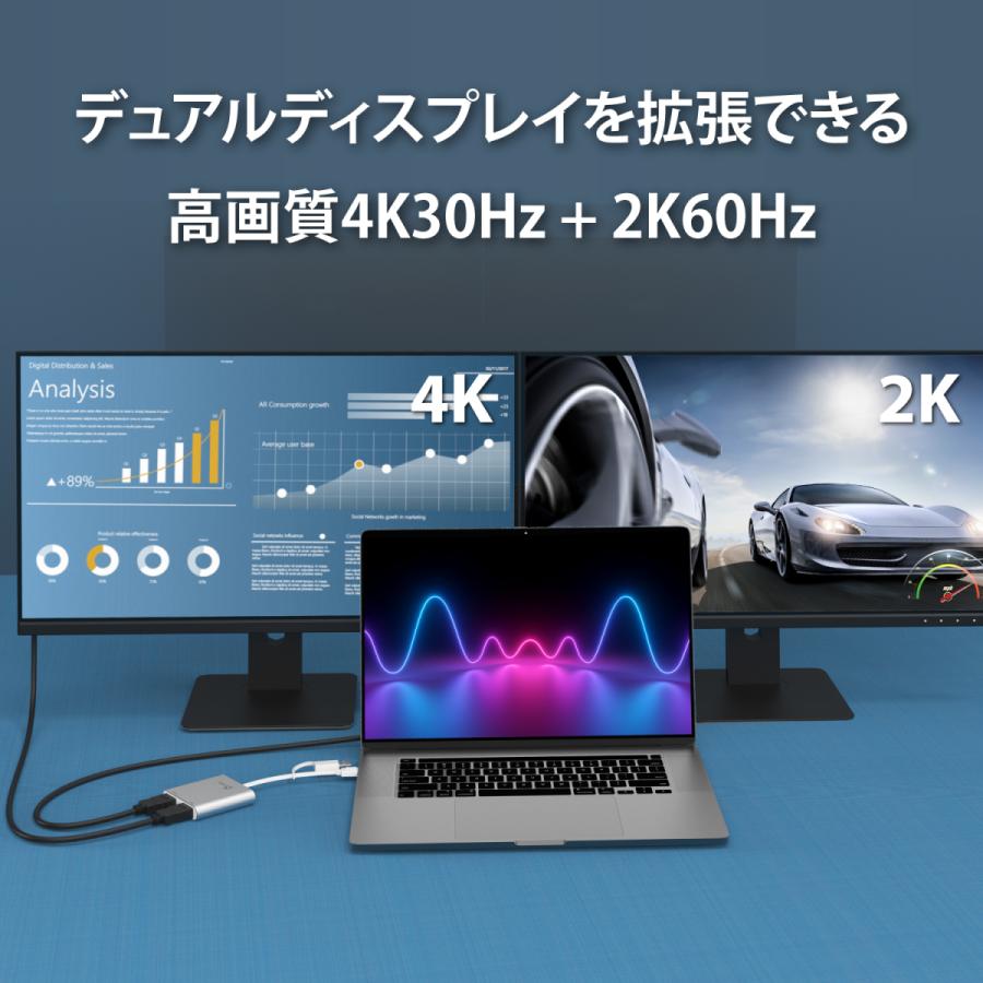 好評 J5create Usb3 0 Usb C To Dual Hdmiディスプレイアダプター デュアル表示 マルチディスプレイ 4k30hz 2k60hz Windows11 10 Mac Os X 10 8 以降 Jca365 Ej Dprd Jatimprov Go Id