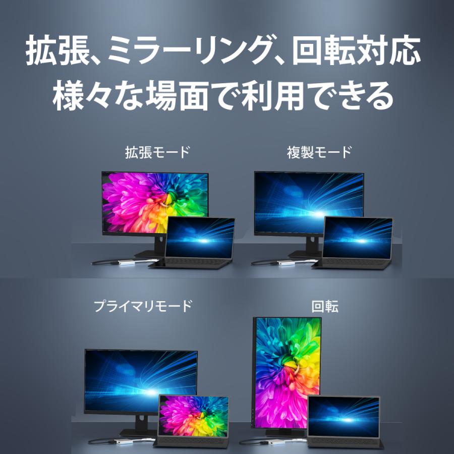 j5create USB3.0 USB-C to Dual HDMIディスプレイアダプター デュアル表示 マルチディスプレイ 4K30Hz + 2K60Hz Windows11/10 Mac OS X 10.8 以降 JCA365-EJ | j5 create | 04