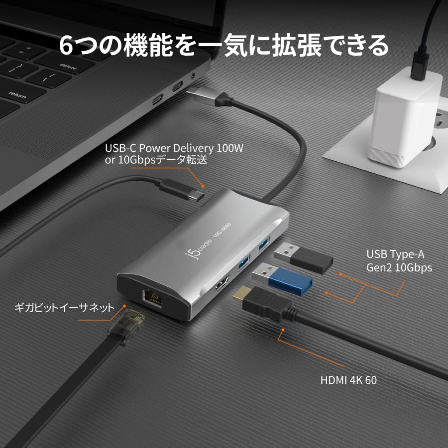 ☆送料無料 j5create USB-C 6in1 ドッキ 392-EJ 205 ☆送料無料 j5create USB-C 6in1 ドッキ 392-EJ 205