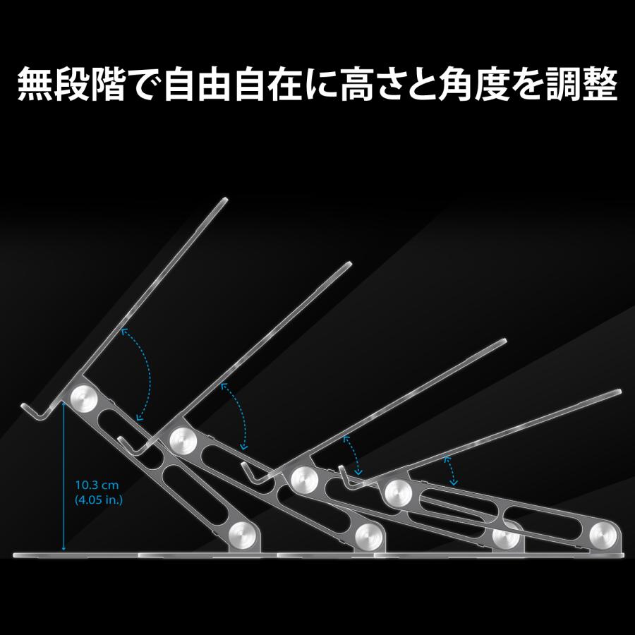 j5create ノートPCスタンド ＆ USB-C 6in1ドッキングステーション USB-C(PD充電100W両対応), USB-Ax2, 4K HDMI Windows Mac対応 16インチ対応 JTS327-EJ | j5 create | 05