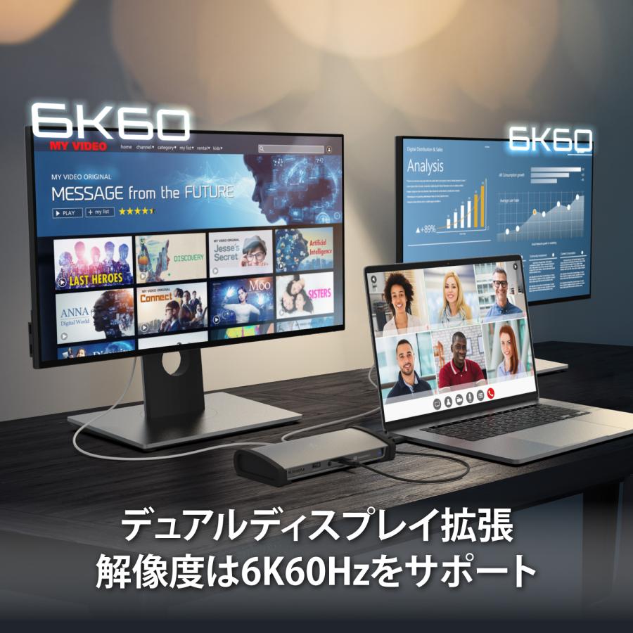 j5create Thunderbolt 4 11in1 8K ドッキングステーション Mac/Windows/Chrome対応 JTD562-EJ | j5 create | 03