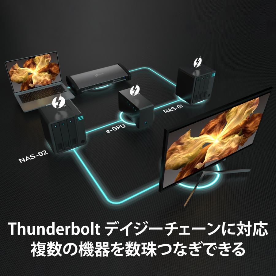 j5create Thunderbolt 4 11in1 8K ドッキングステーション Mac/Windows/Chrome対応 JTD562-EJ | j5 create | 04
