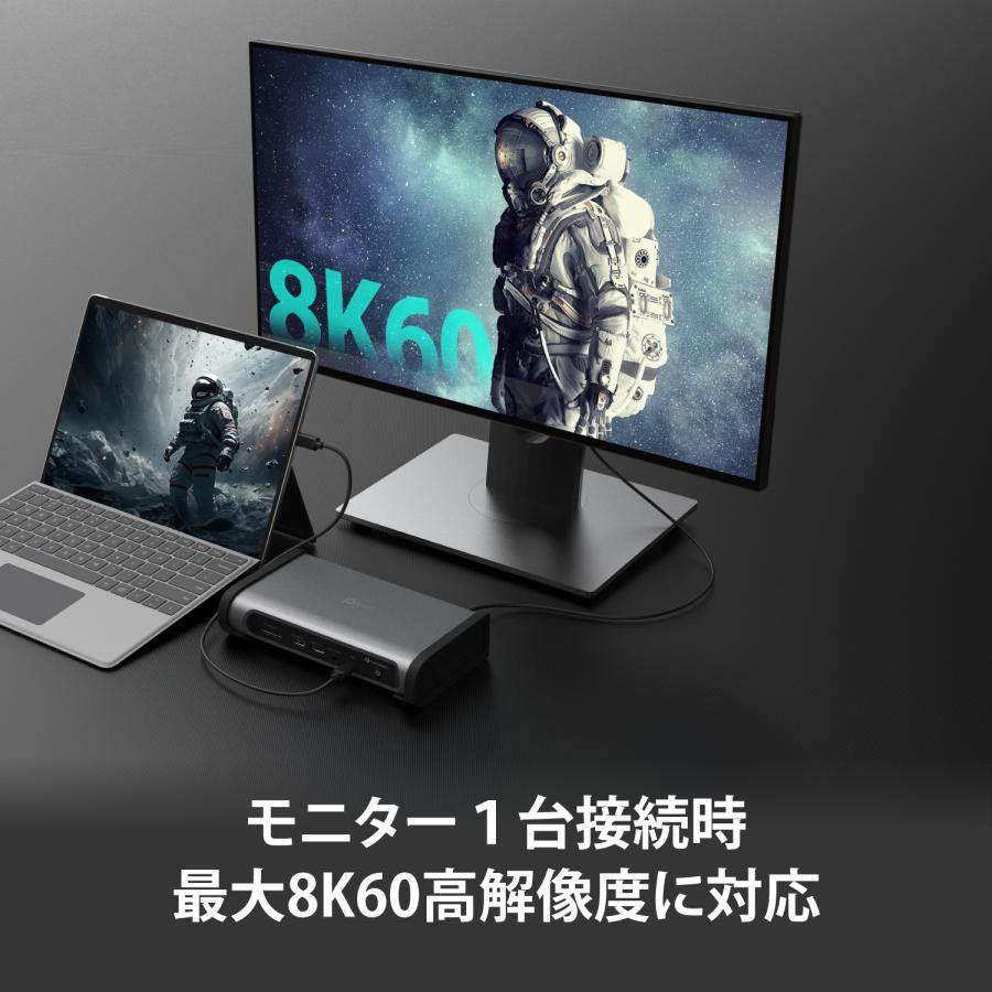 j5create Thunderbolt4 15in1 クワッドディスプレイ ドッキングステーション Mac/Win/Chrome JTD568-EJ | j5 create | 02