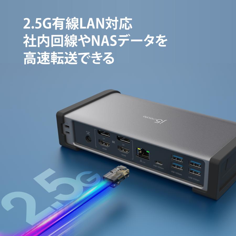 j5create Thunderbolt4 15in1 クワッドディスプレイ ドッキングステーション Mac/Win/Chrome JTD568-EJ | j5 create | 06