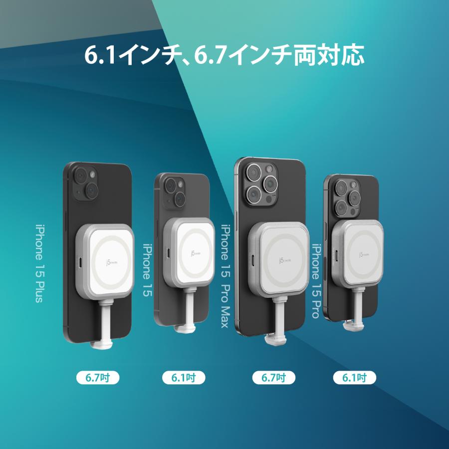 j5create iPhone専用 USB-C to C + PD充電60Wマルチハブ マグネット JCH165W-EJ |  | 06