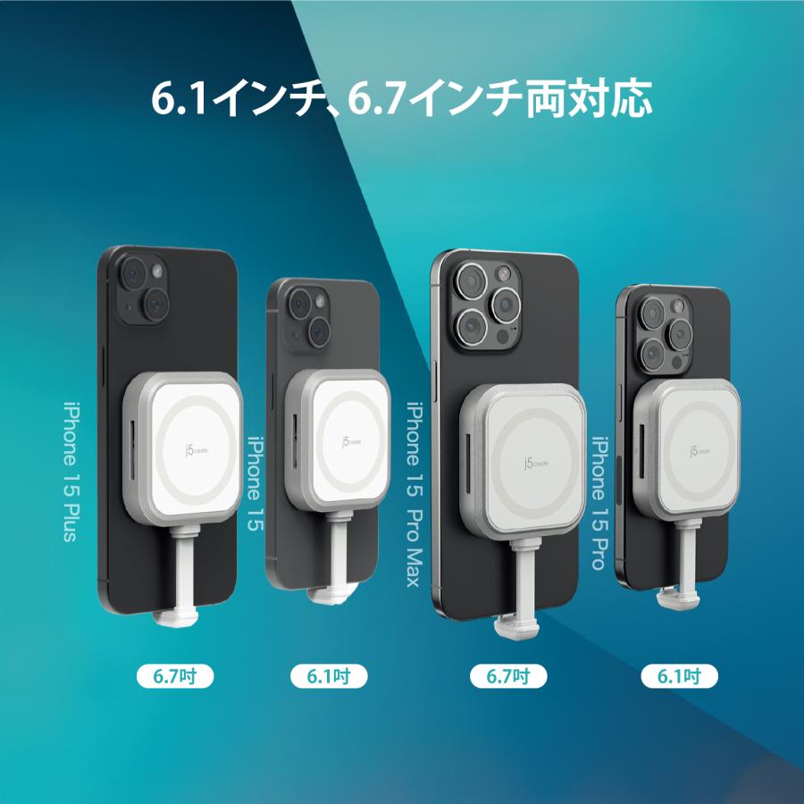 j5create iPhone専用 USB-C to C、A +PD充電60W+SD 変換アダプター JCH168W-EJ |  | 06