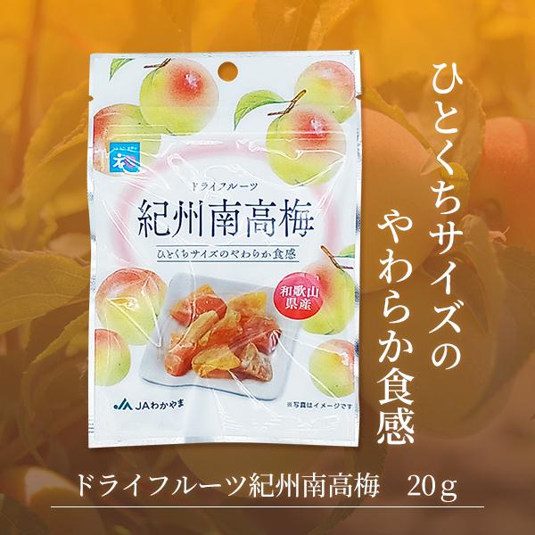 JA紀南 ドライフルーツ南高梅 20g 和歌山県産 紀州南高梅 お菓子作り