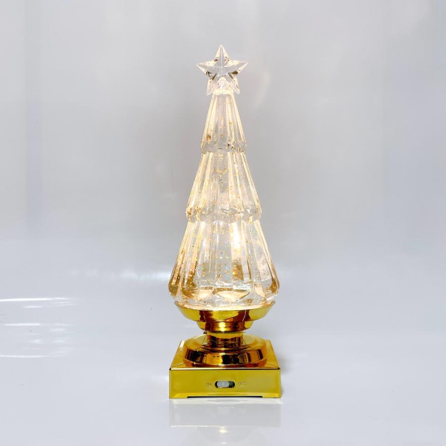 RAZ ライトアップ ウォーターランタン クリスマスツリー ゴールド Xmas スノードーム IM0007J&Aマート 通販
