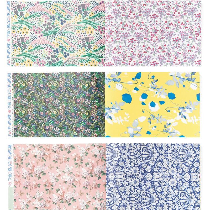 Pai 100枚レターブック リバティプリント フラワーコレクション 58 100lb 58 Kissa 通販 Yahoo ショッピング