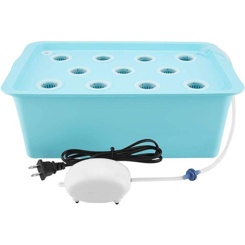 NITRIP 水耕栽培キット 10L 11穴水耕栽培システム 屋内栽培 水耕培養(110V-青) 水耕栽培キット 10L 11穴水耕栽培システム 屋内栽培 水耕培養 110V 青
