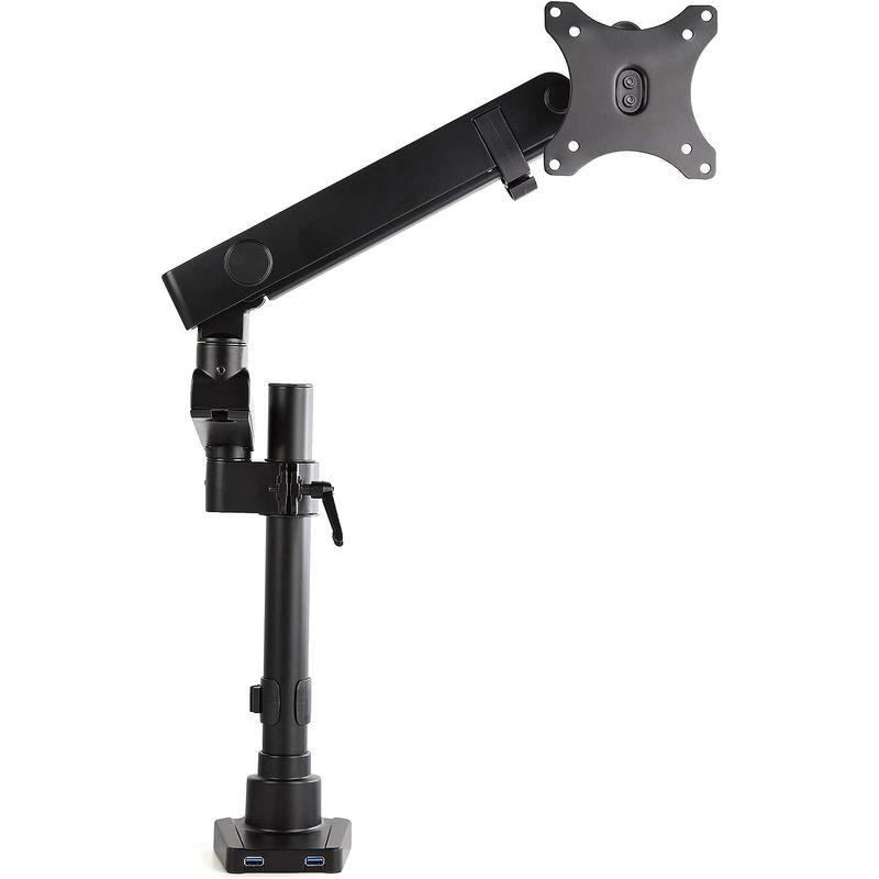StarTech.com 液晶モニターアーム ポールマウント型 クランプ式/グロメット式 VESA規格34インチディスプレイ対応 2ポートU com 液晶モニターアーム ポールマウント型 クランプ式/グロメット式 VESA規格34インチディスプレイ対応 2ポートU USB