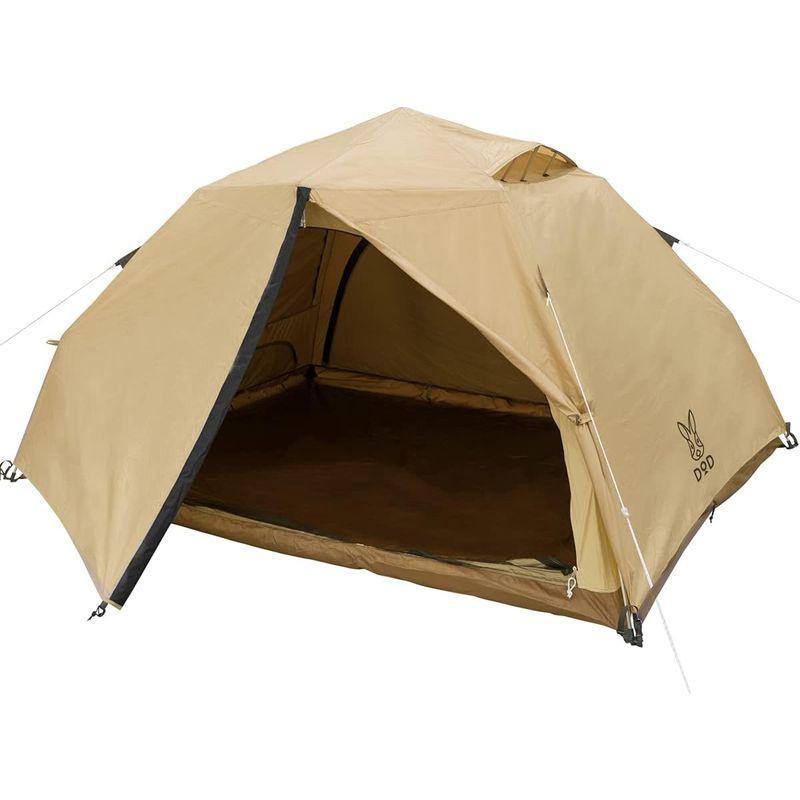 DOD(ディーオーディー) わがやのテントL 5人用 快適 簡単 ワンタッチ ポリコットン インナー UVカット T5-869-TN 約 ディーオーディー わがやのテントL 5人用 快適 簡単 ワンタッチ ポリコットン インナー UVカット T5 TN