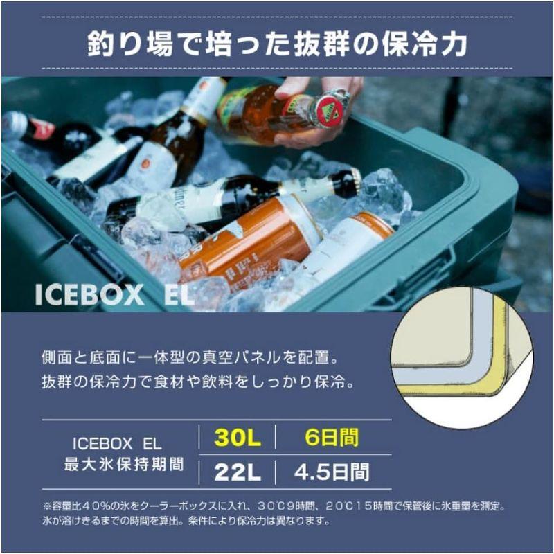 シマノ クーラーボックス 30L アイスボックスEL ICEBOX EL 30L NX-230V チャコール 01 チャコール 30L 30L チャコール クーラーボックス アイスボックスEL ICEBOX EL NX 230V