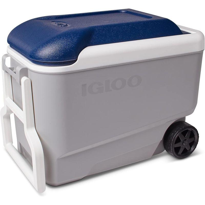 igloo(イグルー) クーラーボックス マックスコールド 40 (約38L) ローラー 00034687 アッシュグレー 約38L イグルー クーラーボックス マックスコールド ローラー アッシュグレー サイズ