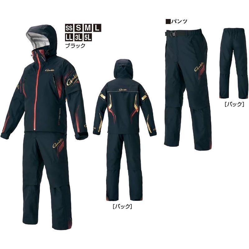 【国産】 がまかつ(Gamakatsu) フィッシングレインスーツ(半袖デタッチャブル) GM3643 ブラック M 【DG7199948516】(25509円)