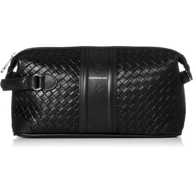 カステルバジャック セカンドバッグ エポス メッシュ 65223 メンズ ブラック セカンドバッグ エポス メッシュ メンズ ブラック レザー