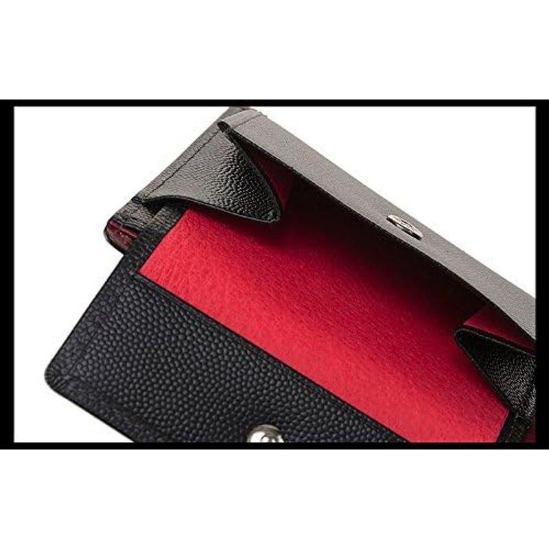 キプリス 二つ折り財布(小銭入れ付き札入)ペルラネラ 8442(ネイビー×チョコ) 二つ折り財布 小銭入れ付き札入 ペルラネラ ネイビー×チョコ サイズ