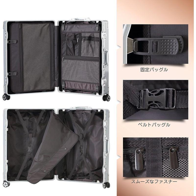 タビトラ スーツケース 小型 人気 キャリーバッグ TSAロック搭載 旅行用品 出張 超軽量 大容量 静音 8輪 アルミフレーム 安心一年サ スーツケース 小型 人気 キャリーバッグ TSAロック搭載 旅行用品 出張 超軽量 大容量 静音 8輪 アルミフレーム 安心一年サ