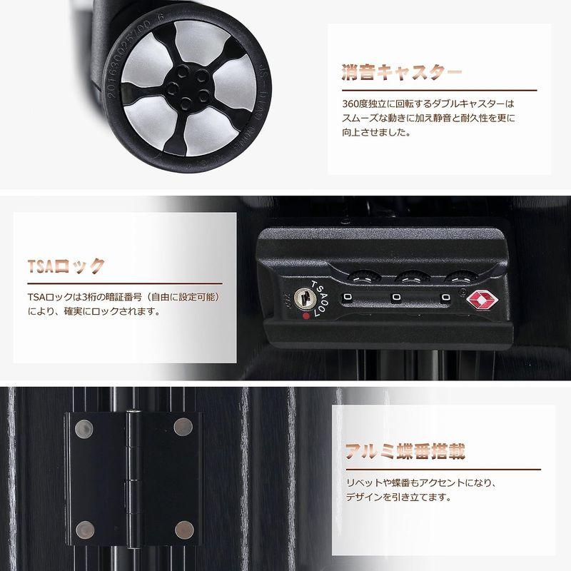 タビトラ スーツケース 小型 人気 キャリーバッグ TSAロック搭載 旅行用品 出張 超軽量 大容量 静音 8輪 アルミフレーム 安心一年サ スーツケース 小型 人気 キャリーバッグ TSAロック搭載 旅行用品 出張 超軽量 大容量 静音 8輪 アルミフレーム 安心一年サ