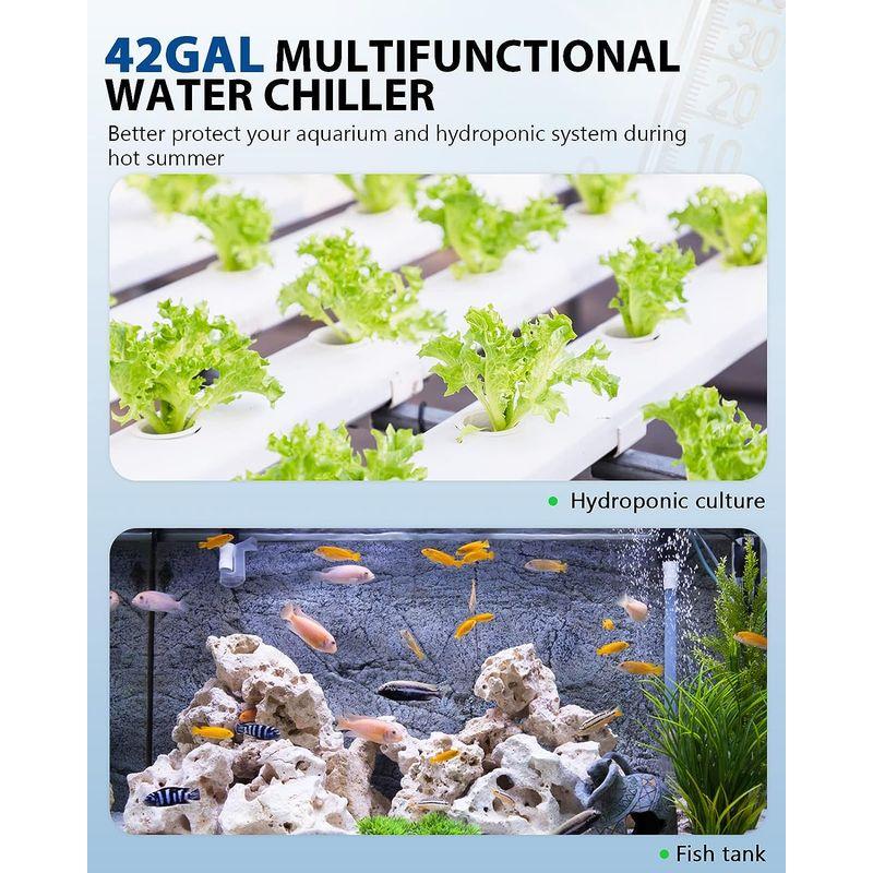 ほぼ未使用 BAOSHISHAN 水槽クーラー 水槽冷却クーラー 160L ウォータークーラー デジタルディスプレイ ウォーターポンプ付き 小型循環式ク 【J3952364725】(20373円)