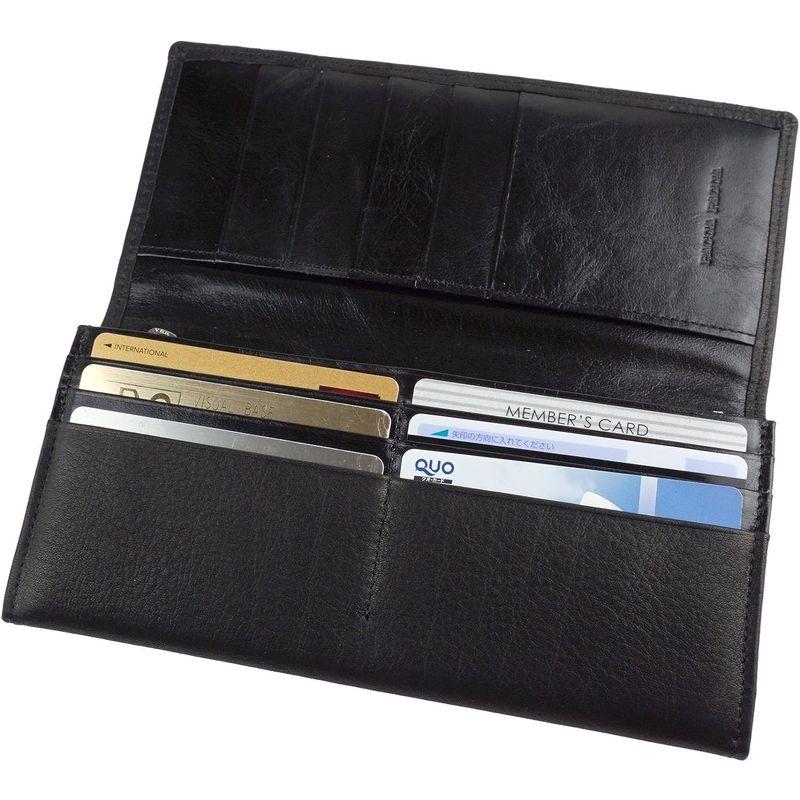【即購入⭕️】 パッカパッカ 長財布 束入れ 小銭入れあり 薄型 革財布 メンズ 男性 紳士 日本製 本革 牛革 馬革 アラベスク エルマーノ 父の日 敬老 【T1928344753】(9940円)