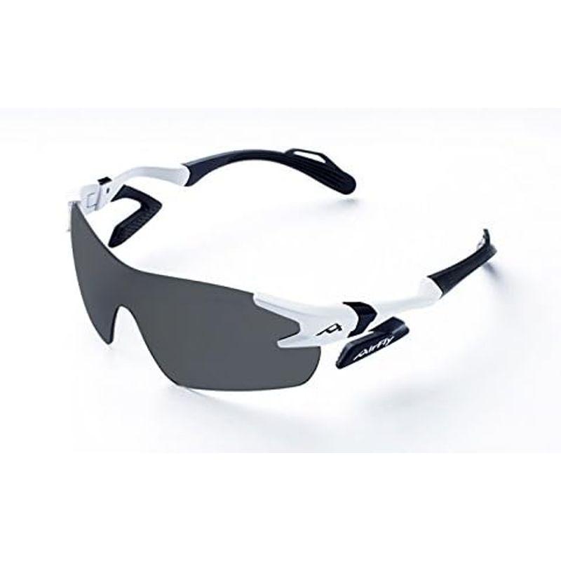 【超激レア】 AirFly（エアフライ）サングラス 鯖江産モデル 偏光レンズセット (ホワイトマット) AF-301 C-2 【M2655442101】(13688円)