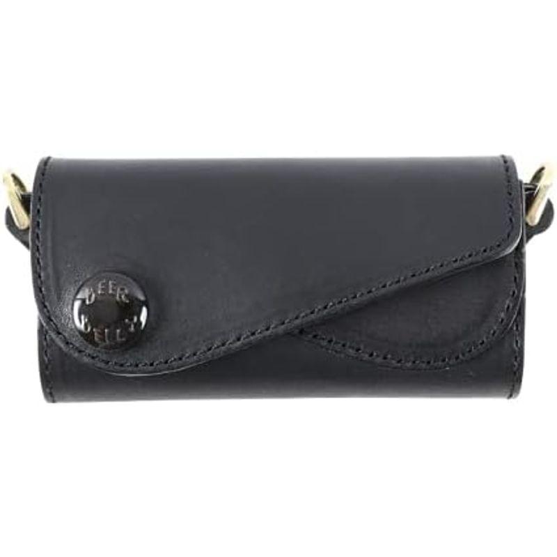 BEERBELLY ビアベリー ダブルフラップ キーケース 三つ折り airtagケース ブラック ビアベリー ダブルフラップ キーケース 三つ折り airtagケース ブラック 　