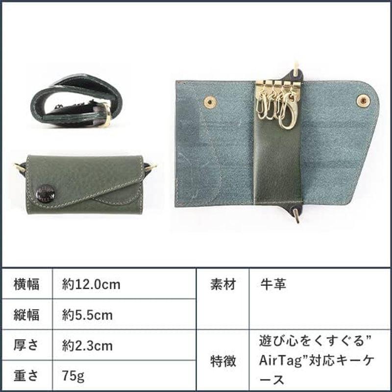 BEERBELLY ビアベリー ダブルフラップ キーケース 三つ折り airtagケース ブラック ビアベリー ダブルフラップ キーケース 三つ折り airtagケース ブラック 　