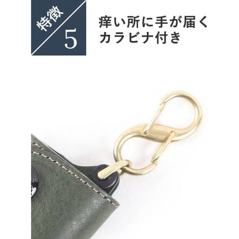 BEERBELLY ビアベリー ダブルフラップ キーケース 三つ折り airtagケース ブラック ビアベリー ダブルフラップ キーケース 三つ折り airtagケース ブラック 　