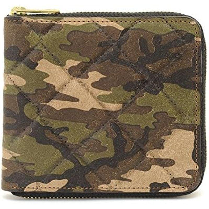 GNUOYP ニュピ ラウンドファスナー折り財布 キルティングカモフラージュ TM1004 ニュピ ラウンドファスナー折り財布 キルティングカモフラージュ TM1004 　