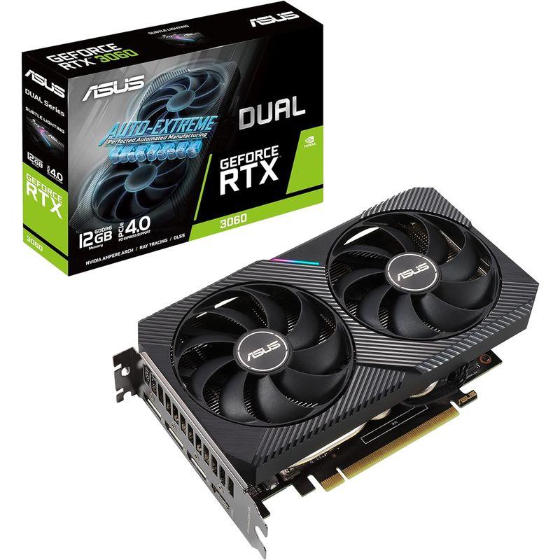 【新品 未使用 日本製】 ASUS デュアル RTX3060 OC 12GB GDDR6 PCIE 4.0 HDMI 2.1 3XDP 1.4A V2 【HOV7994632206】(28325円)