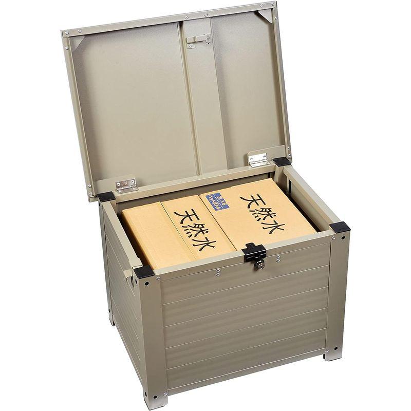 【中古品 】 グリーンライフ 宅配ボックス Receibo(レシーボ) ベンチ型 さびにくいアルミ製 大容量 置き配 戸建て用 屋外 不在受取 防犯対策 【W2461680017】(12690円)