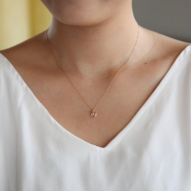 4℃(ヨンドシー)K10ピンクゴールド(PG)ネックレス 111346123141 ヨンドシー K10ピンクゴールド PG ネックレス