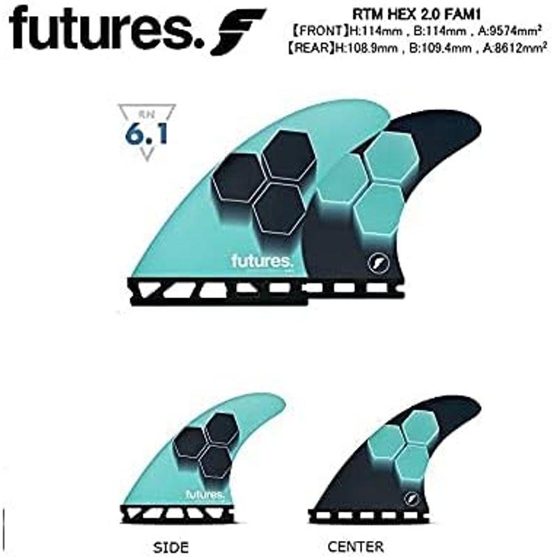 【値下げ中】 FUTURES FINS(フューチャーズフィンシステム) アルメリック ヘキサライト 3本セット RTM HEX 2.0 FAM1 TEAL 【H1953160247】(10070円)