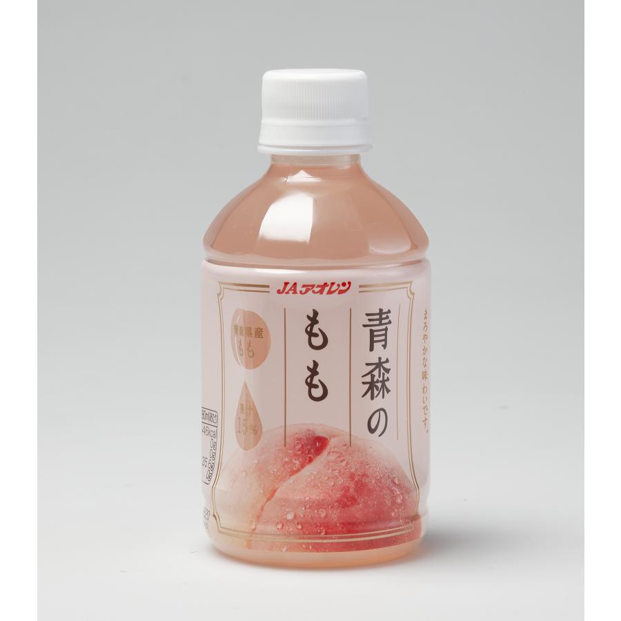 15%もも果汁入り飲料　青森県産　青森のもも　280mlPET×24本入 | 