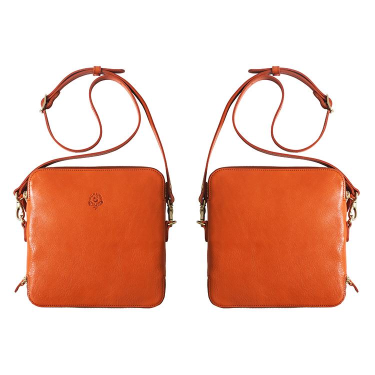 希少色　美品　グッチ　ショルダーバッグ　サコッシュ　斜めがけ　オレンジ 希少 GUCCI グッチ オレンジ ショルダーバッグ レザー 綿 ナイロン