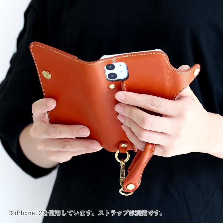 HUKURO iphone13 手帳型 ケース メンズ レディース 本革 栃木レザー