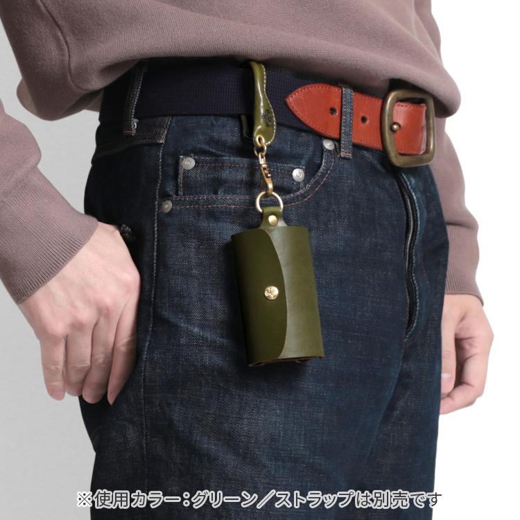 HUKURO スマートキーケース M -with- メンズ レディース 窓付き 本革