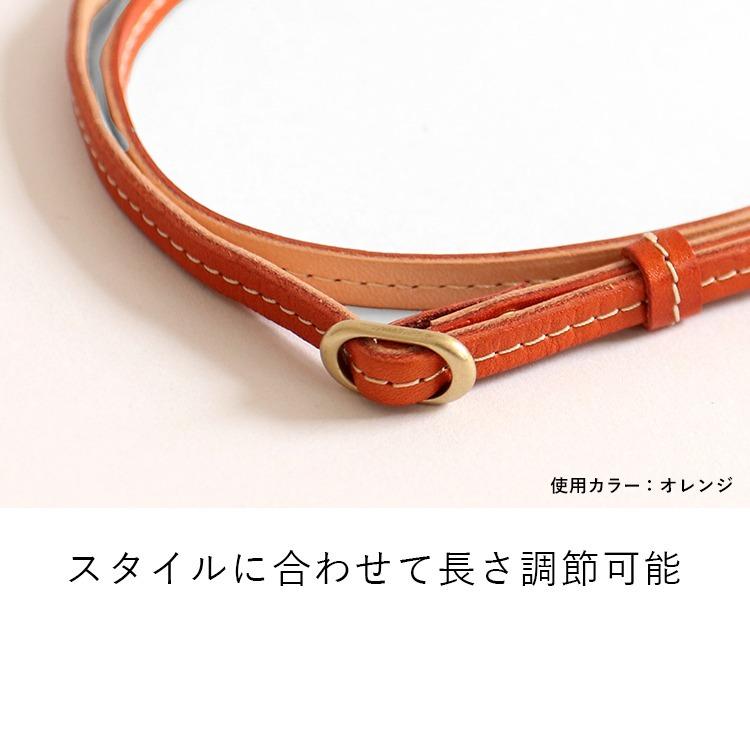 ネックストラップ メンズ レディース 本革 栃木 レザー ロングストラップ ホルダー スマートフォン 落下防止 日本製 HUKURO フクロ | HUKURO | 02